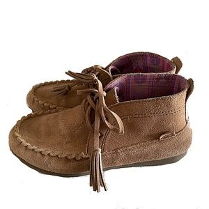 ❗️SALE❗️Sanuk Suede Mocassin Type Bootie - Sz 7
